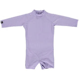 Beach & Bandits Lavender Ribbed Baby Swimsuit - Laadlee