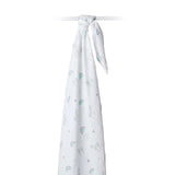 Lulujo Muslin Swaddle - Rainbows & Unicorns - Laadlee