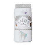Lulujo Muslin Swaddle - Rainbows & Unicorns - Laadlee