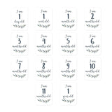 Lulujo Baby's First Year™ Blanket & Cards Set - Hello World - Laadlee