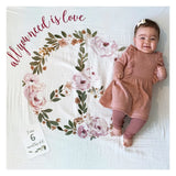Lulujo Baby's First Year™ Blanket & Cards Set - All You Need is Love - Laadlee