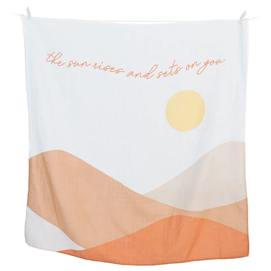 Lulujo Baby's First Year™ Blanket & Cards Set - Sun Rise - Laadlee