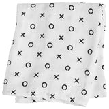 Lulujo Hello World Set (Bamboo Hat + Swaddle blanket) - XO - Laadlee