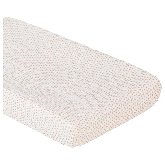 Lulujo Muslin Crib Sheet (135cm x 70cm) - Dots - Laadlee