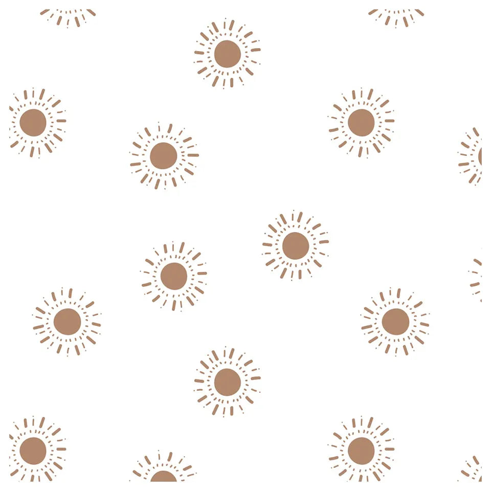 Lulujo Muslin Change Pad Cover (80cm x 40cm) - Suns - Laadlee