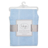 Lulujo Cellular Blanket - Blue - Laadlee