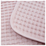 Lulujo Waffle Blanket (100cm x 80cm) - Ballet Slipper - Laadlee