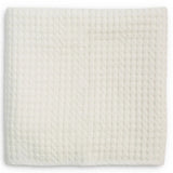 Lulujo Waffle Blanket (100cm x 80cm) - Cream Vanilla - Laadlee