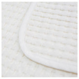 Lulujo Waffle Blanket (100cm x 80cm) - Cream Vanilla - Laadlee