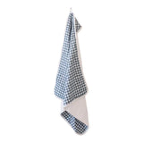 Lulujo Baby Hooded Towel - Navy Gingham - Laadlee