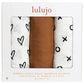 Lulujo 3-Pack Bamboo Muslin Swaddle Blankets - All Natural - Laadlee