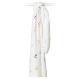 Lulujo Bamboo Swaddle - Hummingbird - Laadlee