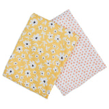 Lulujo 2-pack Cotton Swaddles - Wildflowers & Dots - Laadlee