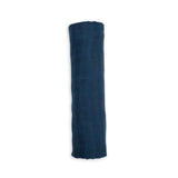 Lulujo Bamboo Swaddle - Navy - Laadlee