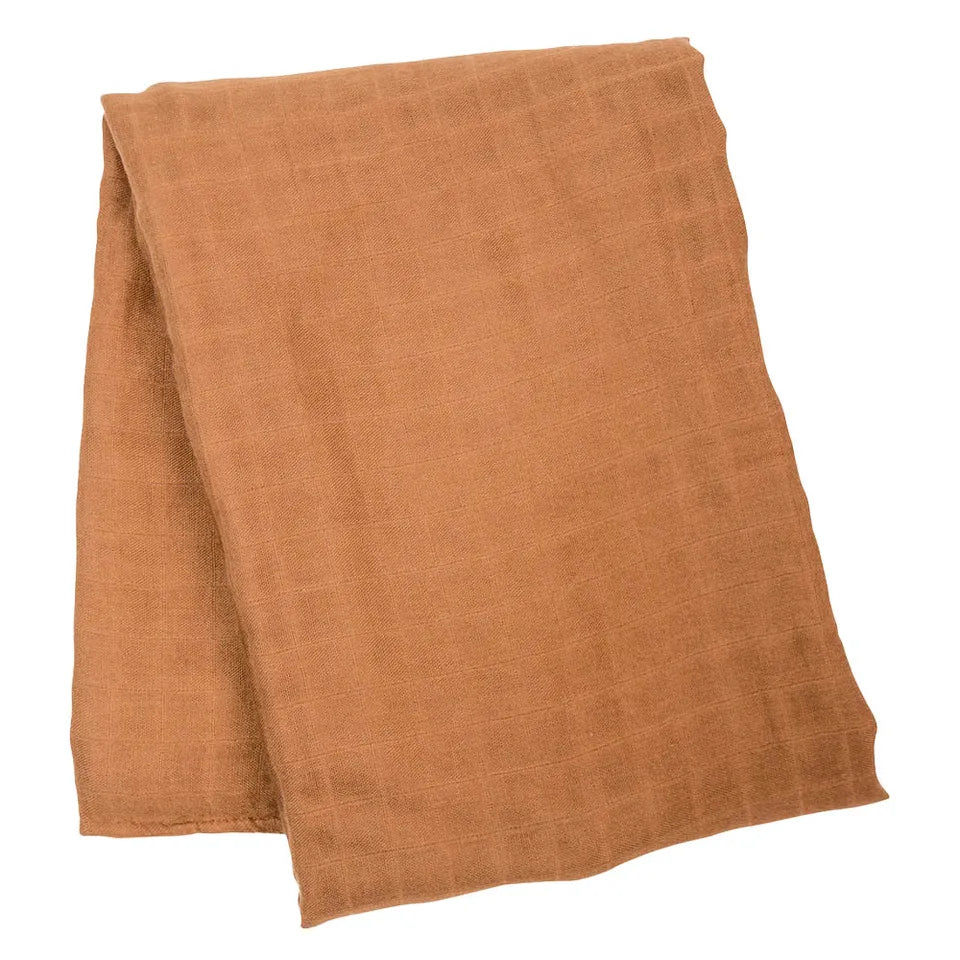 Lulujo Bamboo Swaddle - Tan - Laadlee
