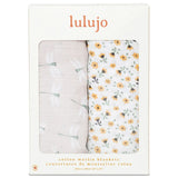 Lulujo 2-pack Cotton Swaddles - Vintage Floral / Dragonfly - Laadlee