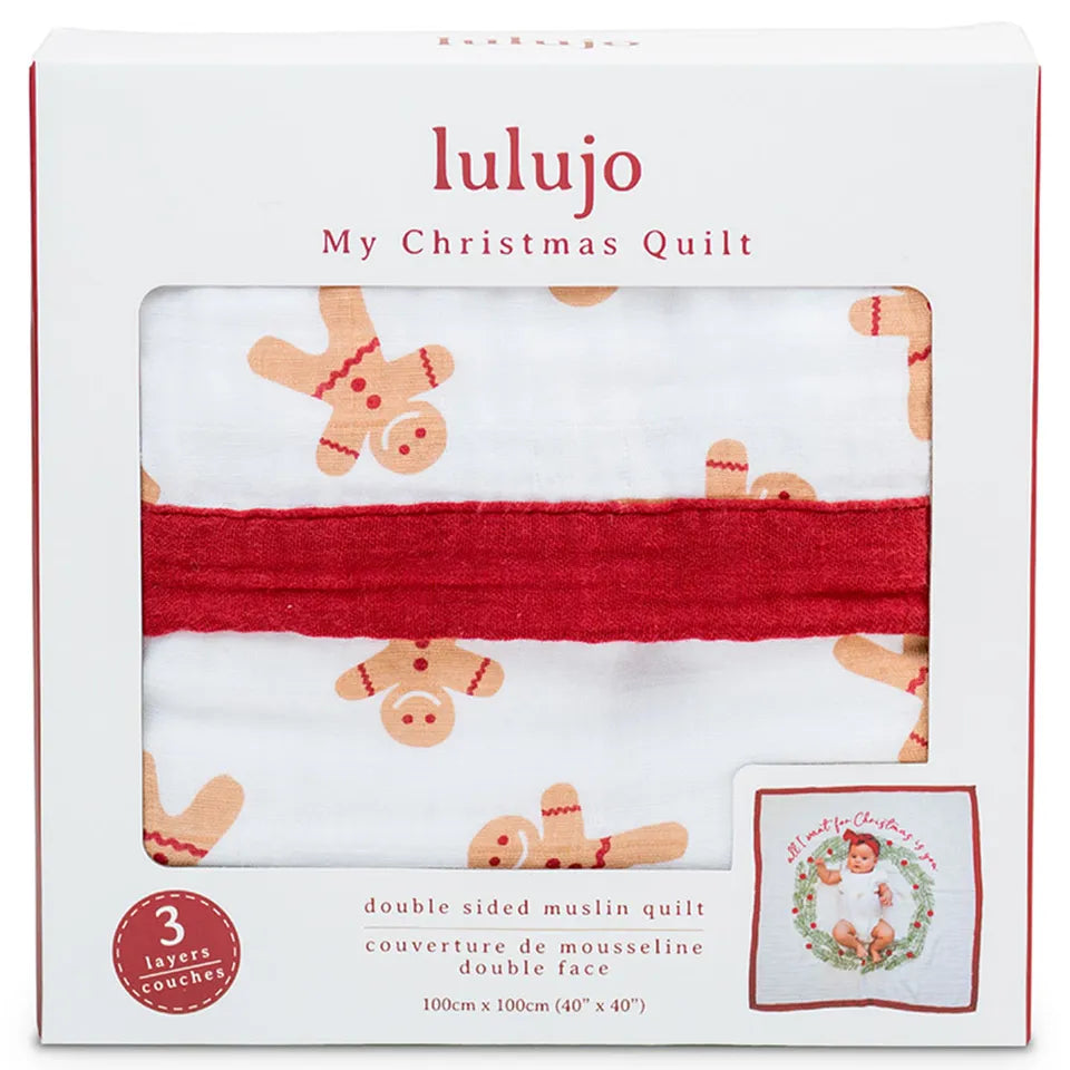 Lulujo Quilt Christmas / Gingerbread (DOUBLE SIDED) - Laadlee