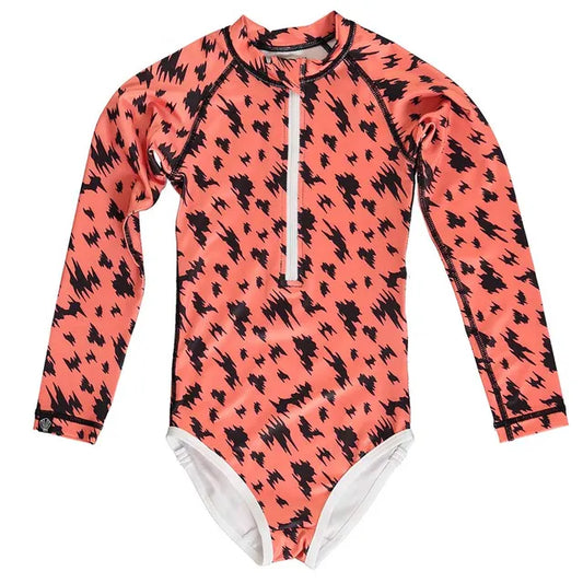 Beach & Bandits Red Electric Swimsuit - Laadlee