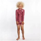 Beach & Bandits Garnet Ribbed Baby Swimshort - Laadlee
