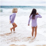 Beach & Bandits Lavender Ribbed Baby Swimshort - Laadlee