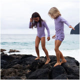 Beach & Bandits Lavender Ribbed Baby Swimshort - Laadlee