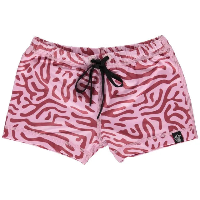 Beach & Bandits Coral Floral Swimshort - Laadlee