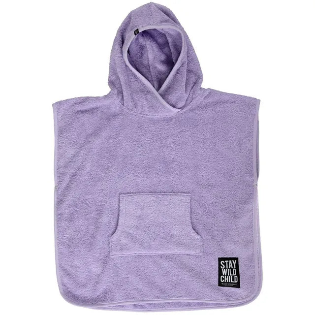 Beach & Bandits Lavender Poncho - 100% Organic Cotton - Laadlee