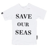 Beach & Bandits Save Our Seas Baby Tee - Laadlee