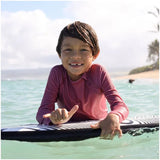 Beach & Bandits Garnet Ribbed Baby Tee - Long Sleeve - Laadlee