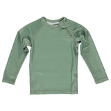 Beach & Bandits Basil Ribbed Long Sleeve Baby Tee - Laadlee