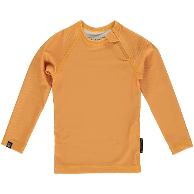 Beach & Bandits Golden Ribbed Tee - Long Sleeve - Laadlee