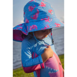 Zoocchini One Piece Surf Suit - Pink Shark - Laadlee