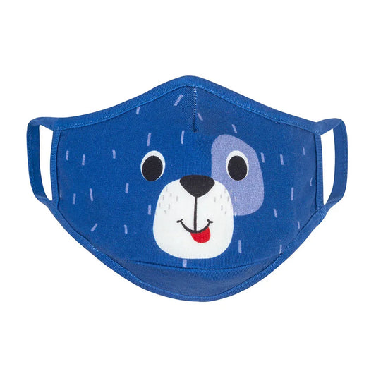 Zoocchini Kids Organic Reusable Cloth Face Masks 3 Pc Set - Dog - Laadlee