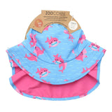 Zoocchini UPF50+ Cape Sunhat - Sophie the Shark - Laadlee