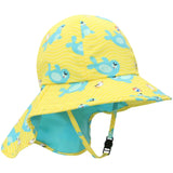 Zoocchini UPF50+ Cape Sunhat - Seal - Laadlee