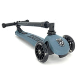 Scoot & Ride Highwaykick 3 LED - Steel - Laadlee