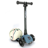 Scoot & Ride Highwaykick 3 LED - Steel - Laadlee