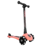 Scoot & Ride Highwaykick 3 LED - Peach - Laadlee
