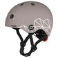 Scoot & Ride Baby Helmet XXS-S - Brown Lines - Laadlee