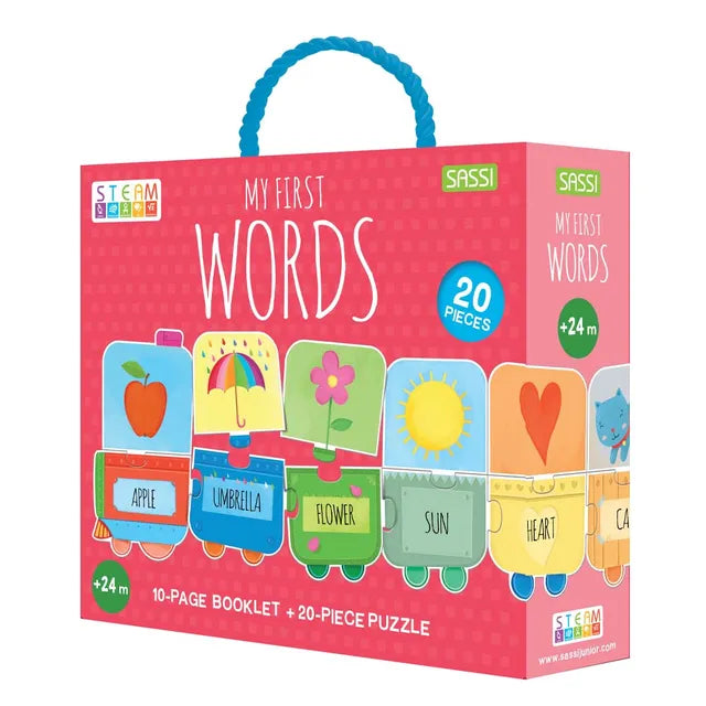 Sassi Steam Puzzle - My First Words - Laadlee