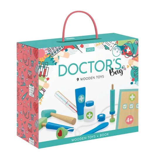 Sassi Book and Wooden Toys - The Doctor's Bag - Laadlee