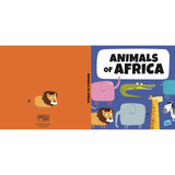 Sassi Book and Giant Puzzle Round Box - Animals Of Africa - Laadlee