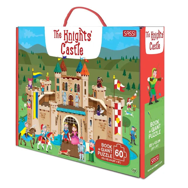Sassi Giant Puzzle and Book - The Knights' Castle - Laadlee