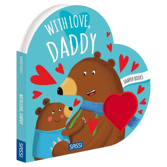 Sassi Shaped Books - With Love Daddy - Laadlee