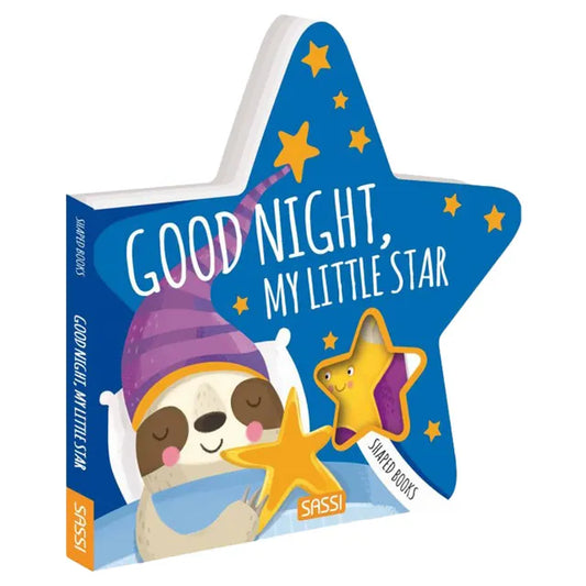 Sassi Shaped Books - Goodnight My Little Star - Laadlee