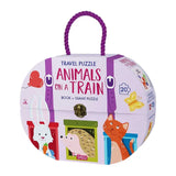 Sassi Travel Puzzle Animals - On A Train - Laadlee