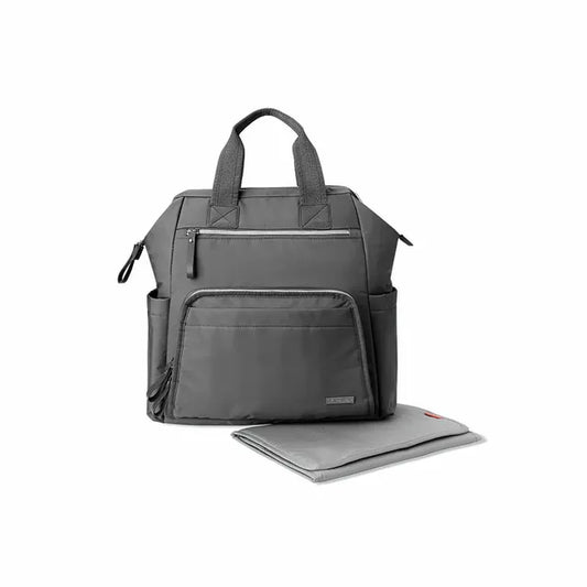 Skip Hop Main Frame Backpack - Charcoal Black - Laadlee