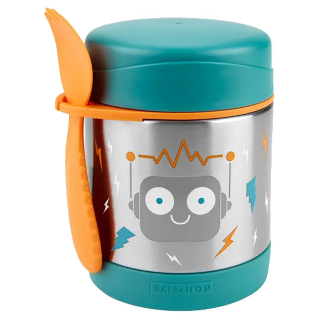 Skip Hop Spark Style Food Jar - Robot - Laadlee