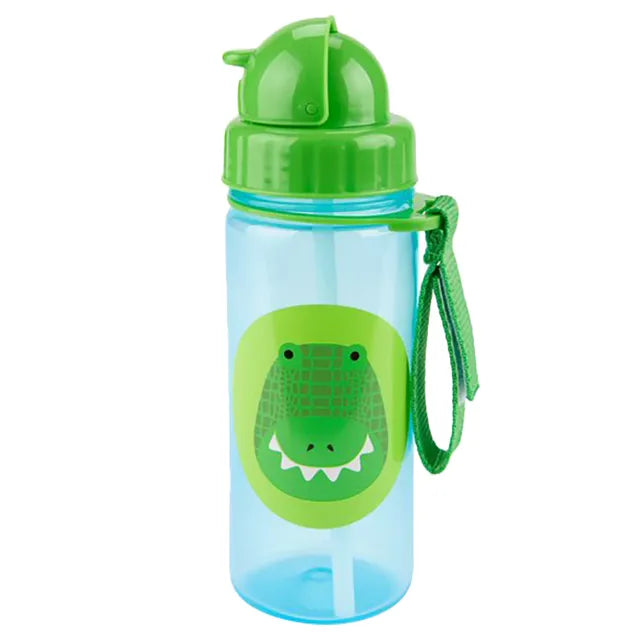 Skip Hop Zoo Straw Bottle 384ml - Crocodile - Laadlee