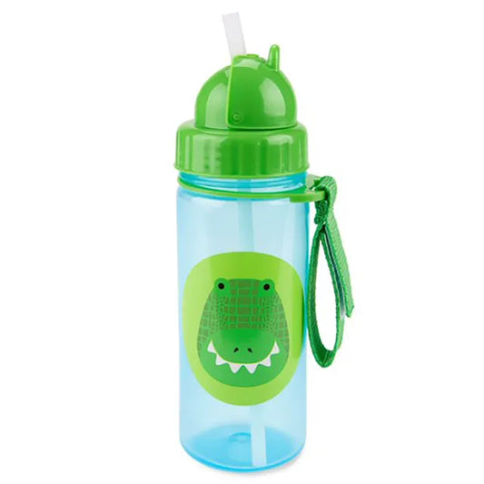 Skip Hop Zoo Straw Bottle 384ml - Crocodile - Laadlee
